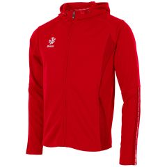 Reece Shift Hooded Full Zip Top Red