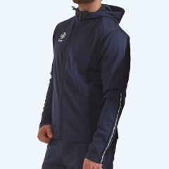 Reece Shift Hooded Full Zip Top Navy