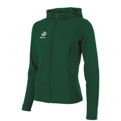 Reece Shift Hooded Full Zip Top Ladies Green