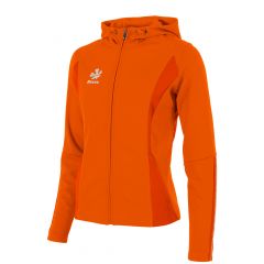 Reece Shift Hooded Full Zip Top Ladies Orange