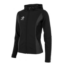 Reece Shift Hooded Full Zip Top Ladies Black