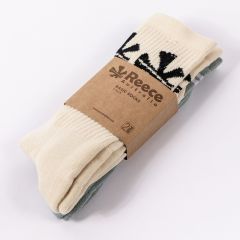 Reece Nelson 2-Pack Crew Socks White