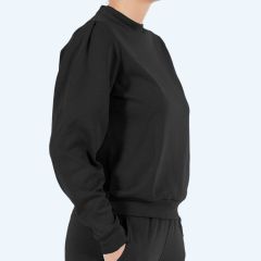 Reece Studio Round Neck Sweat Top Ladies Black