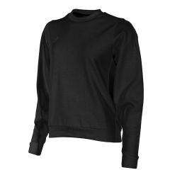 Reece Studio Round Neck Sweat Top Ladies Black